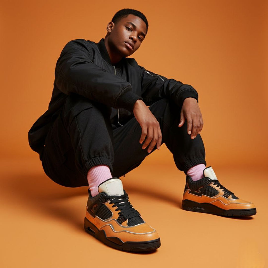 IGNIS DRIVE - Basketball Sneakers -Black Sole