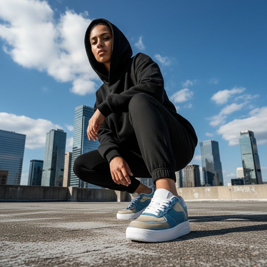 AERO FRAME - Low-Top Leather Sports Sneakers