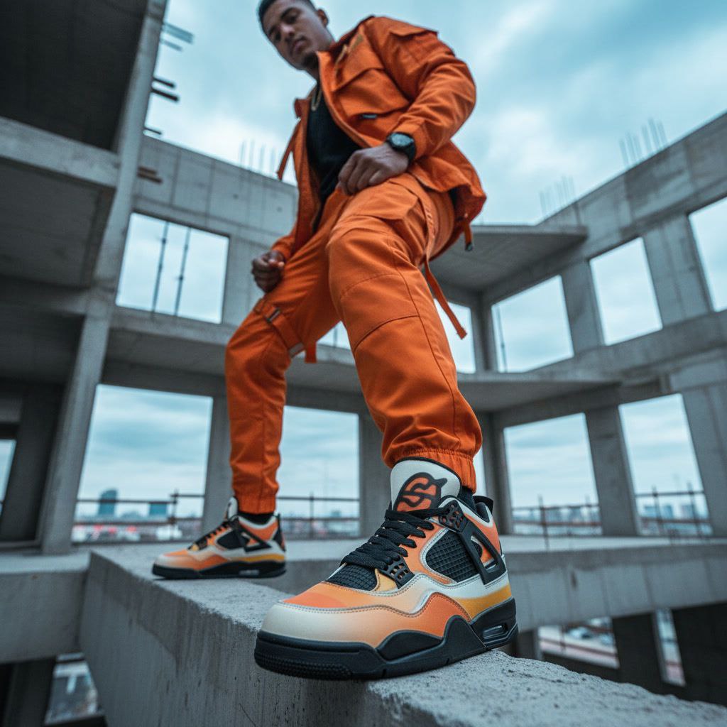 NARUTO - Edition Basketball Sneakers -Black Sole